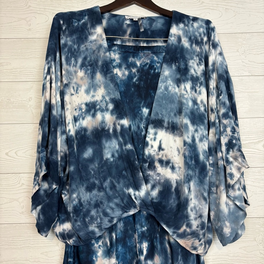 Young Fabulous & Broke Blue Tie Dye Two Piece Set Size Large - Picture 2 of 15